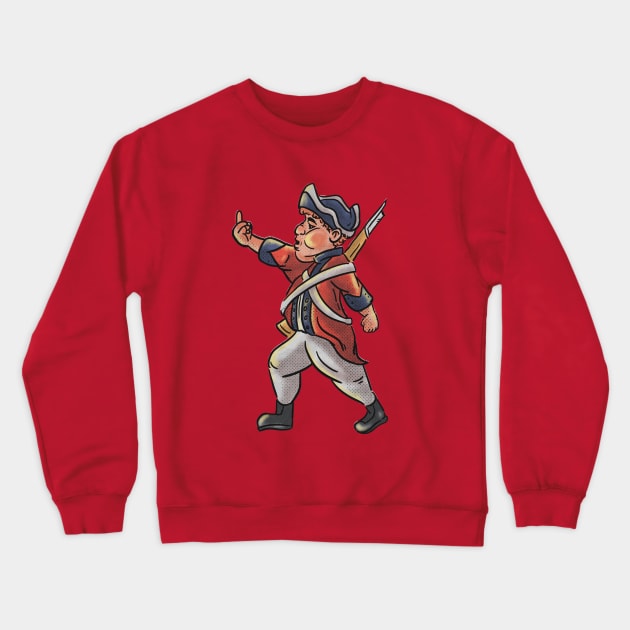 Redcoat soldier Crewneck Sweatshirt by Translucia
